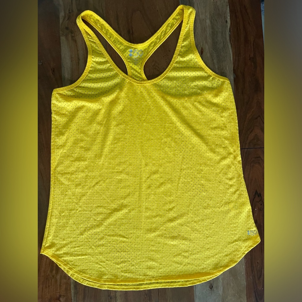 Splits59 Women’s Gold Racer back tank Size Medium